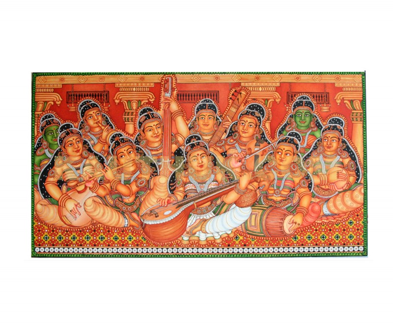 Musicians-Kerala Mural Art